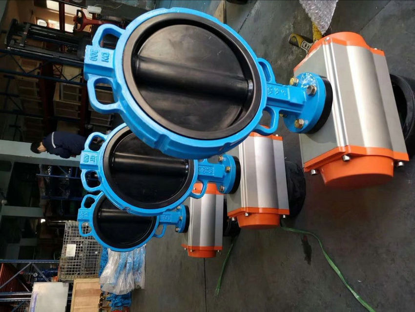 衬胶蝶阀材质型号D71J/D371J实物图2