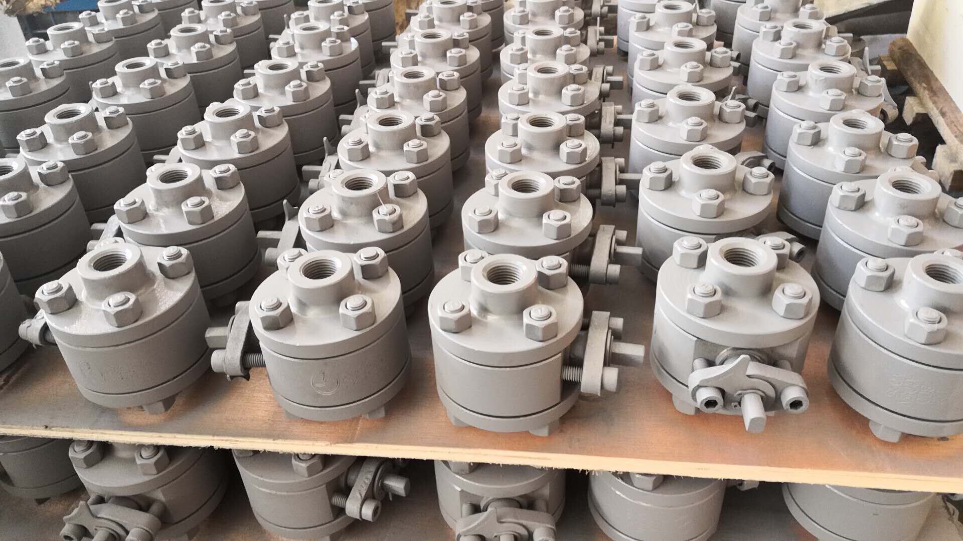 不锈钢高压球阀实物图