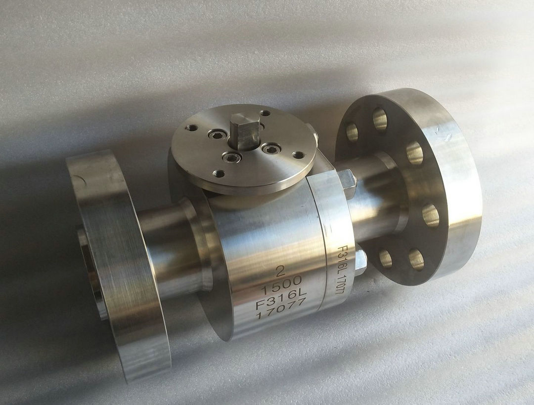 不锈钢高压球阀实物图