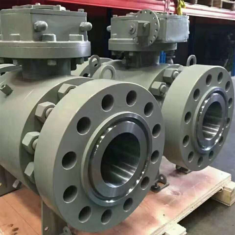 锻钢球阀,固定式锻钢球阀实物图