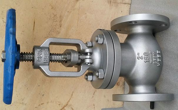 美标截止阀J40H/W实物图